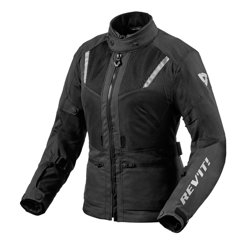 Ženska motoristična jakna Revit Levante 2 H2O črna