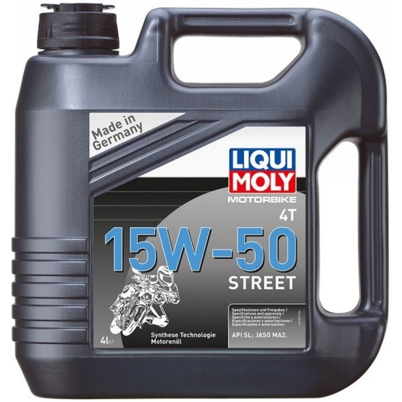 Motorno olje LIQUI MOLY Motorbike 4T 15W50 Street 4 l