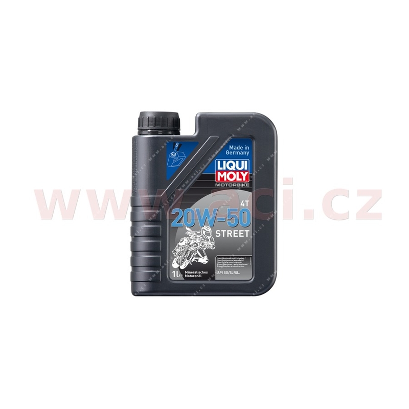 Motorno olje LIQUI MOLY Motorbike 4T 20W50 Street 1 l