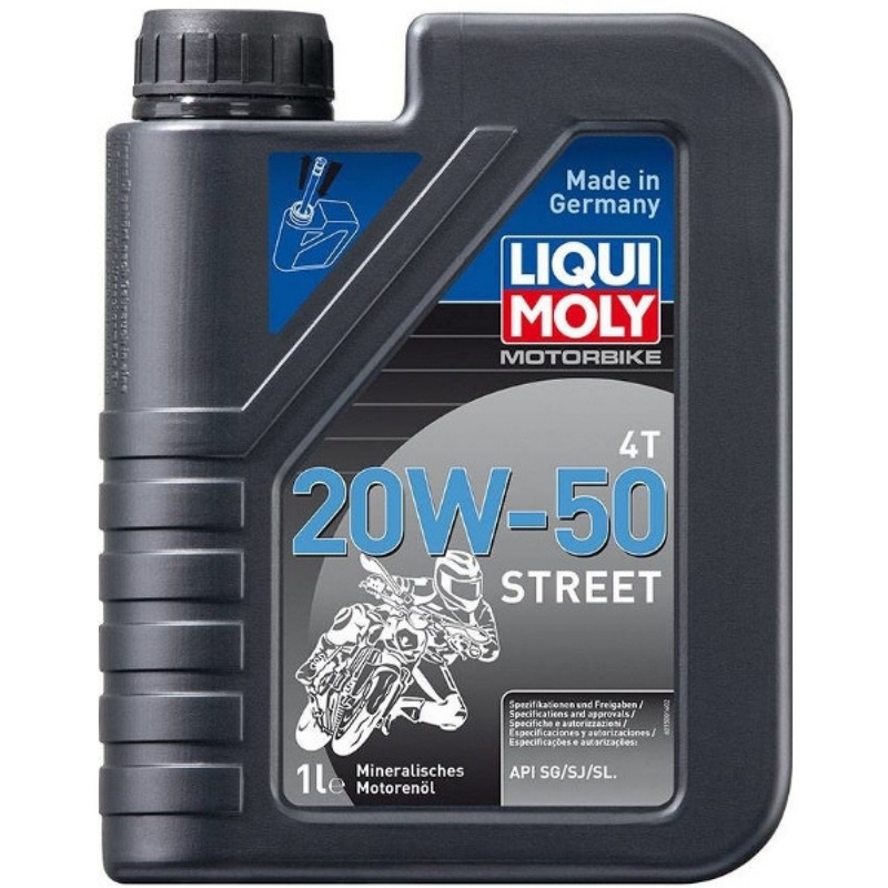 Motorno olje LIQUI MOLY Motorbike 4T 20W50 Street 1 l