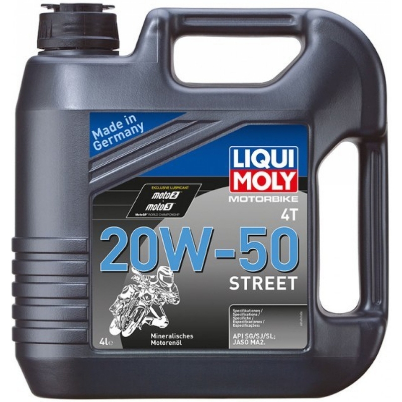 Motorno olje LIQUI MOLY Motorbike 4T 20W50 Street 4 l