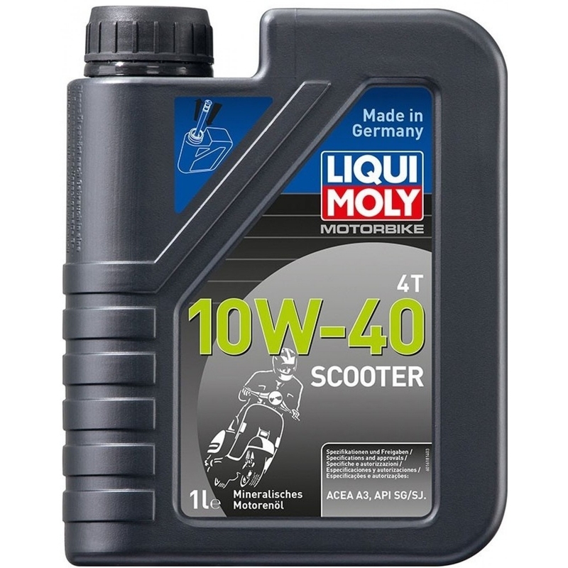 Motorno olje LIQUI MOLY Motorbike 4T 10W40 Scooter 1 l
