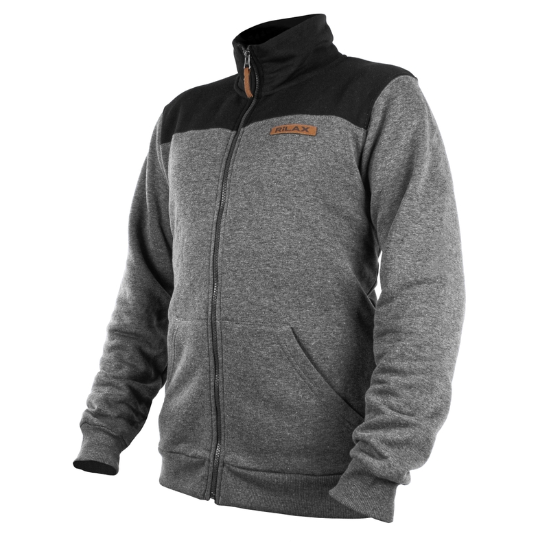 Moška jopa Rilax Nerr black-grey pulover razprodaja