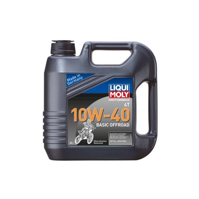 Motorno olje LIQUI MOLY Motorbike 4T 10W40 Basic Offroad 4 l