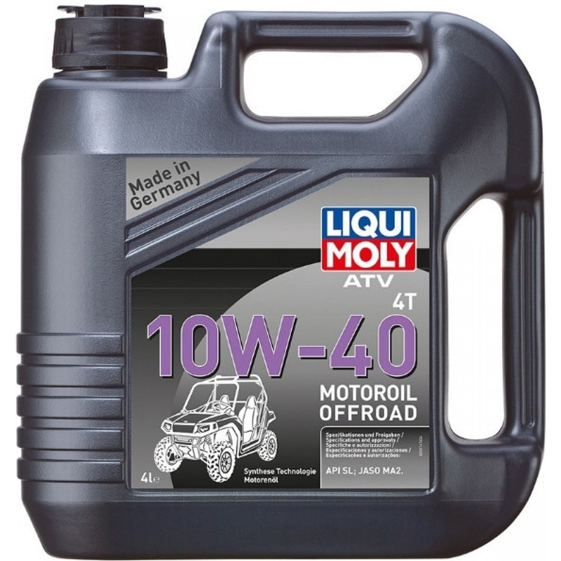 Motorno olje LIQUI MOLY ATV 4T Motoroil 10W40 4 L