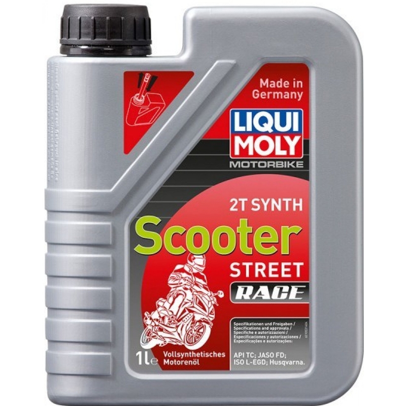 Motorno olje LIQUI MOLY Motorbike 2T Synth Scooter Race 1 l