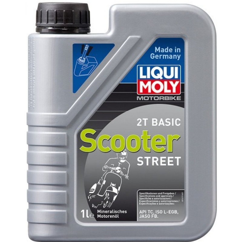 Motorno olje LIQUI MOLY Motorbike 2T Basic Scooter 1 l