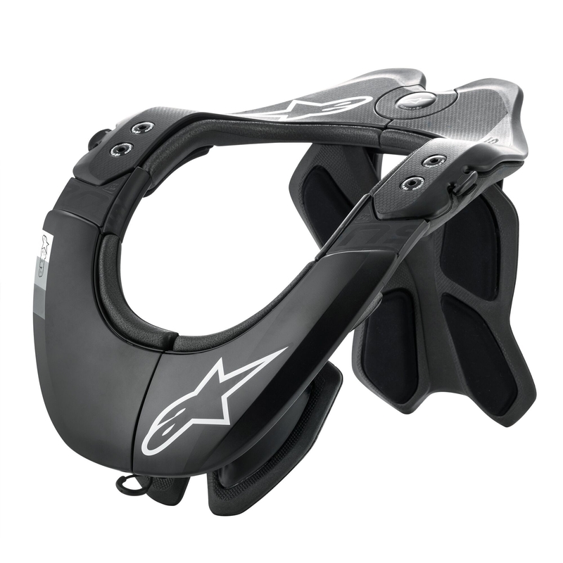 Alpinestars BNS Tech-2 ščitnik vratne hrbtenice črno-siv