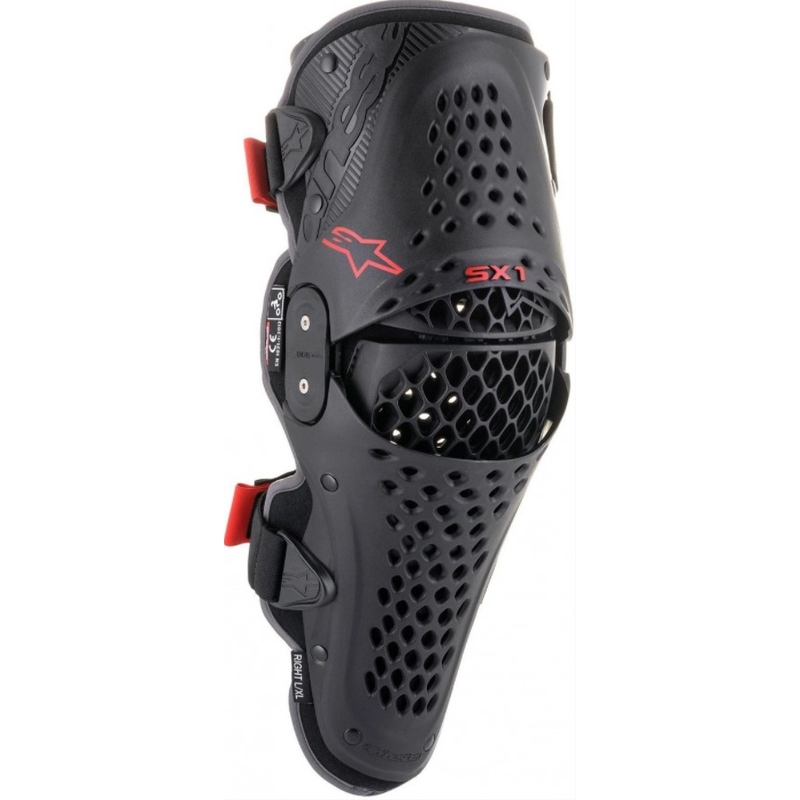 Ščitniki za kolena Alpinestars SX-1 V2 črno-rdeči