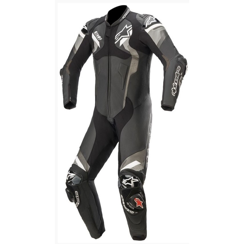 Alpinestars ATEM 4 black-grey-white enodelni kombinezoni - razprodaja