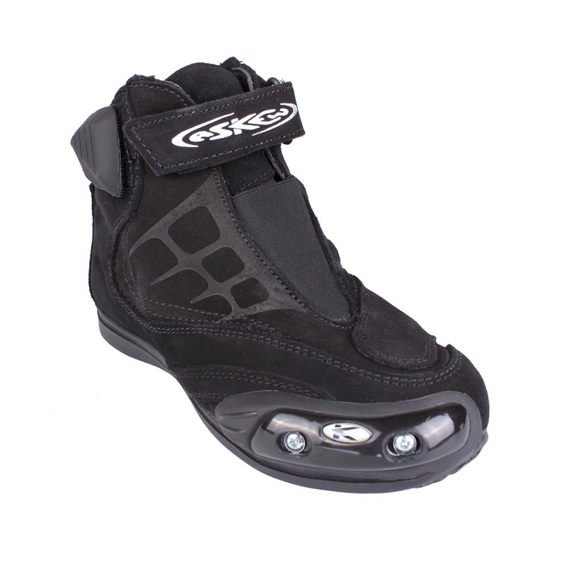 Ženski/detski moto čevlji Askew Racer black black razprodaja