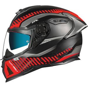 Integralna motoristična čelada NEXX SX.100R Skidder črno-rdeča razprodaja