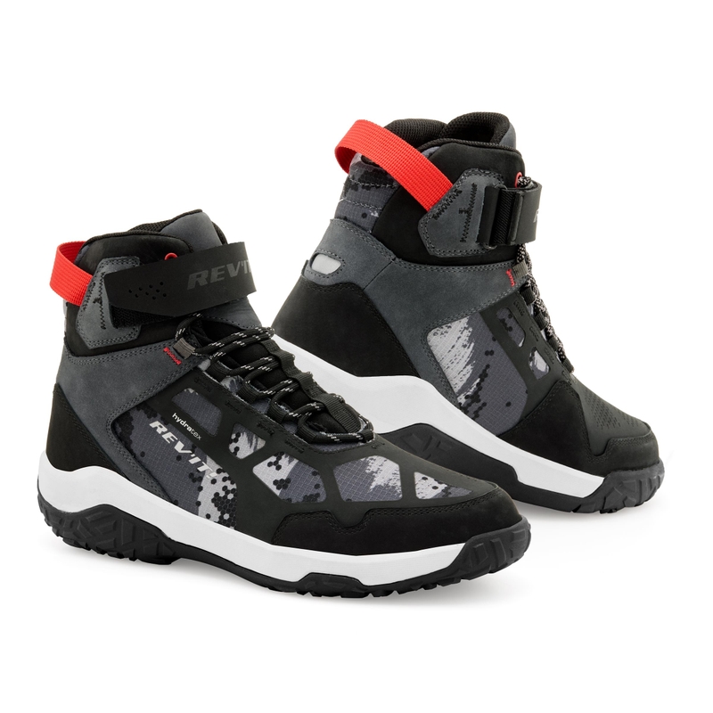 Revit Descent H2O Black-Grey-Red Motoristični škornji