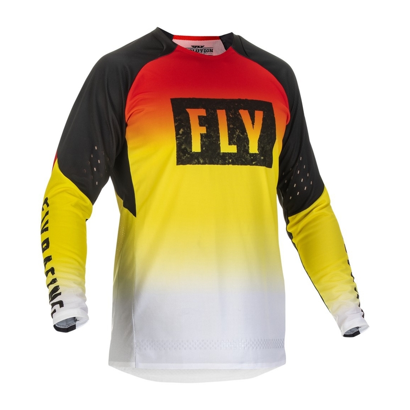 Motokros dres FLY Racing Evolution L.E. DST rdeča-rumena-črna