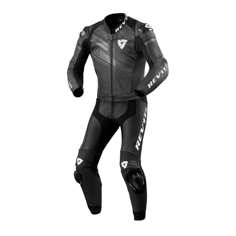 Revit Apex Black and White Motorcycle Coverall razprodaja