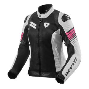 Revit Apex Air H2O White-Black-Pink motoristična jakna za ženske razprodaja