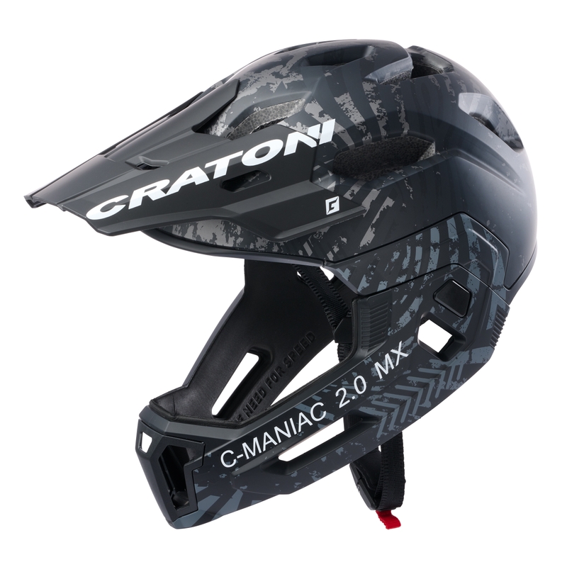 Kolesarska čelada C-Maniac 2.0 MX black-anthracite mat razprodaja
