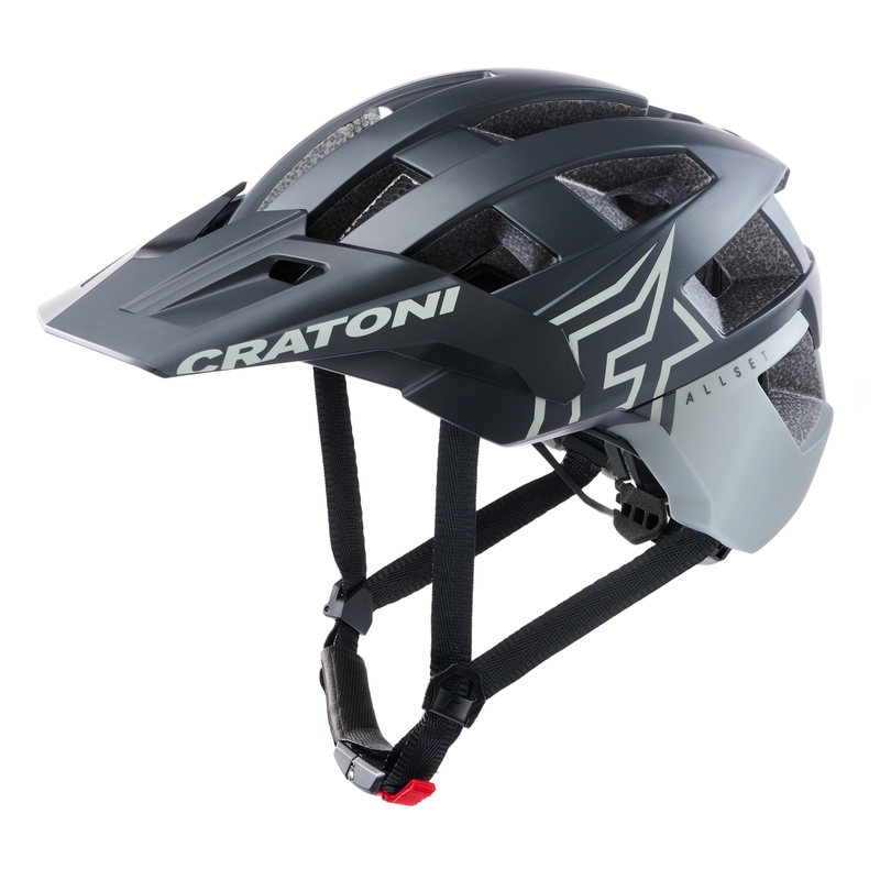 Kolesarska čelada CRATONI AllSet Pro black-grey mat razprodaja