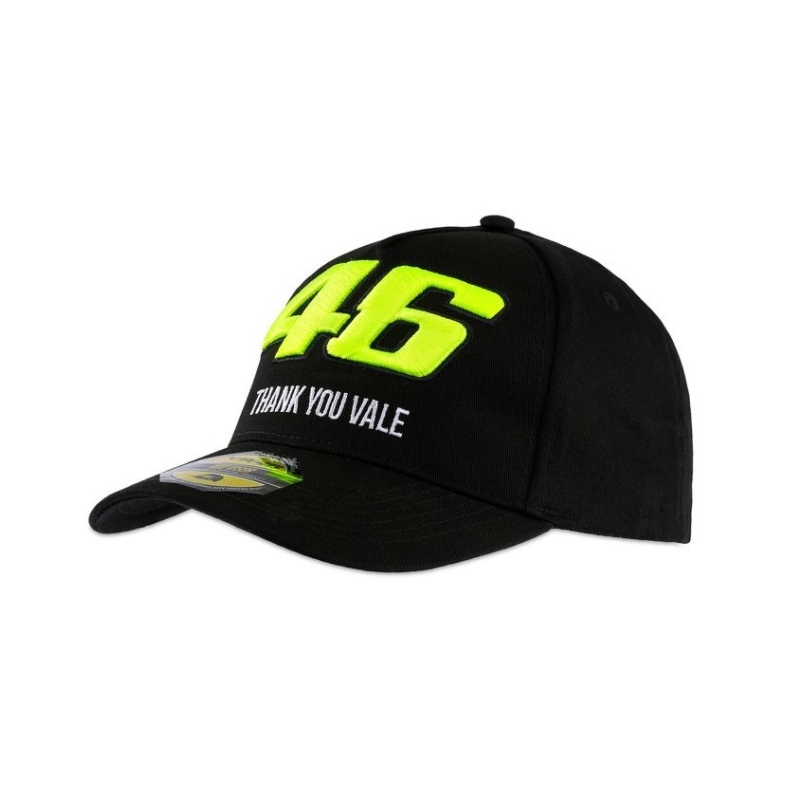 VR46 Valentino Rossi "Thank you Vale" kapa črna
