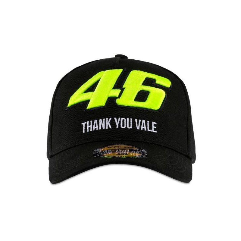 VR46 Valentino Rossi "Thank you Vale" kapa črna