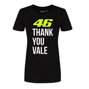 Ženska majica VR46 Valentino Rossi "Thank you Vale" black