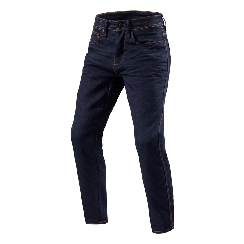 Motoristične kavbojke Revit Reed SF dark blue cropped