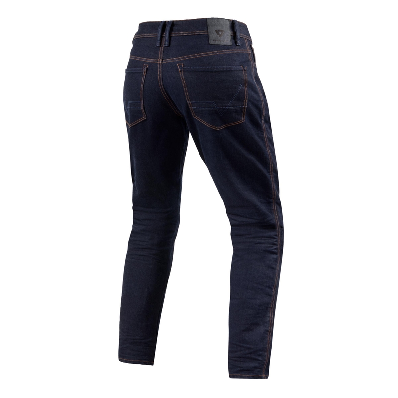 Motoristične kavbojke Revit Reed SF dark blue cropped