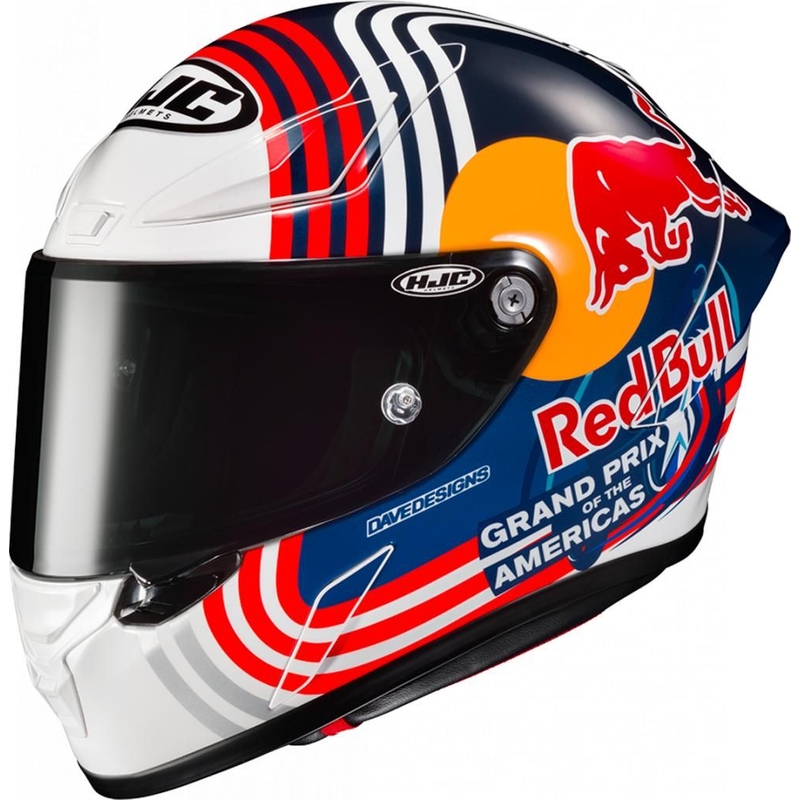 Integralna motoristična čelada HJC RPHA 1 Redbull Austin GP MC21 rdeče-modro-bela razprodaja