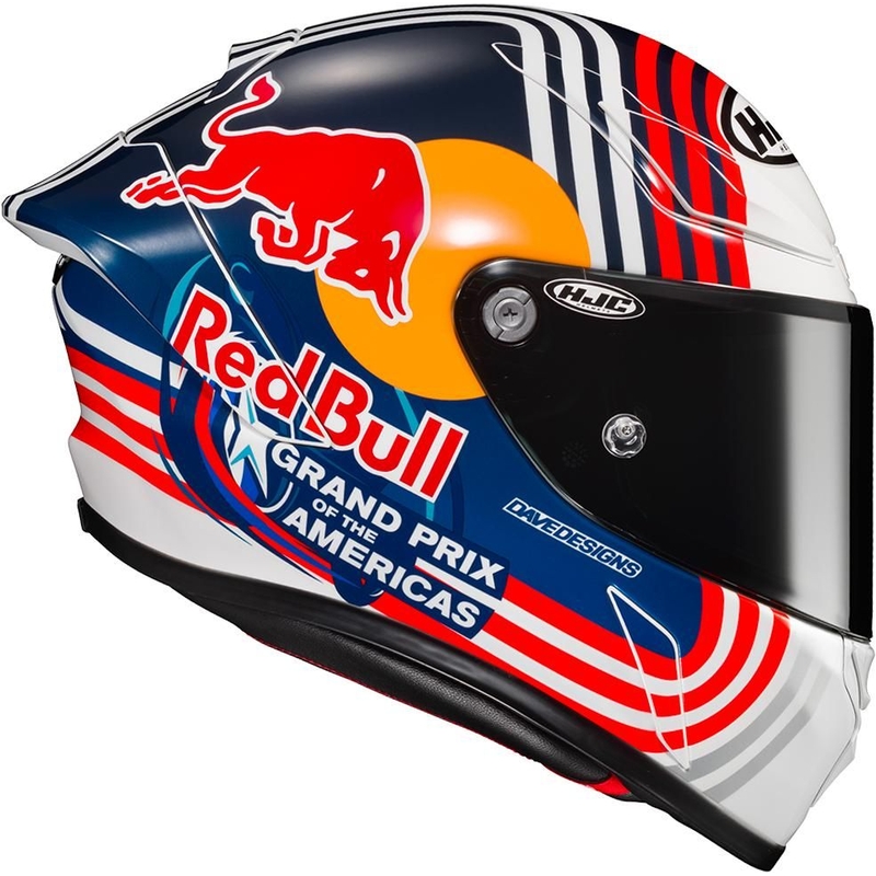 Integralna motoristična čelada HJC RPHA 1 Redbull Austin GP MC21 rdeče-modro-bela razprodaja