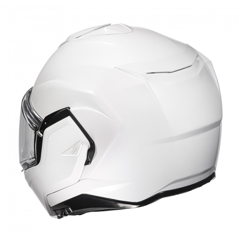 HJC I100 Solid pearl white flip-up motoristična čelada