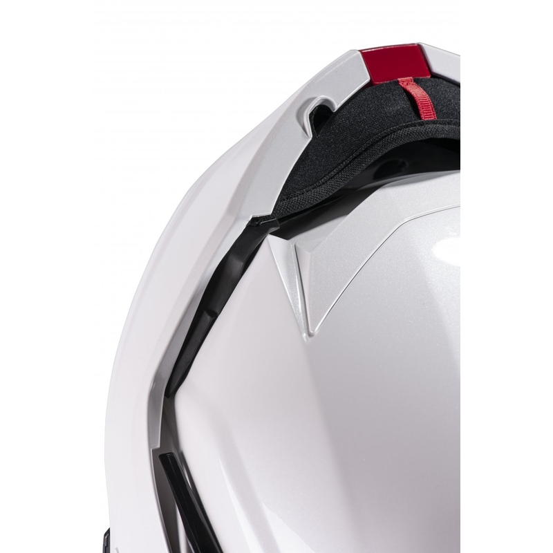 HJC I100 Solid pearl white flip-up motoristična čelada