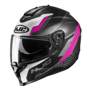 Integralna motoristična čelada HJC C70 Silon MC8 sivo-bela-rožnata