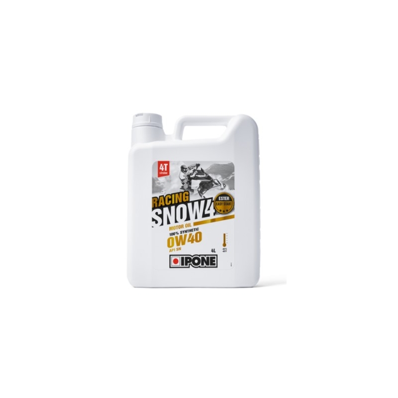 Olje za motorne sani Ipone Snow racing 4T 0W40 4 l