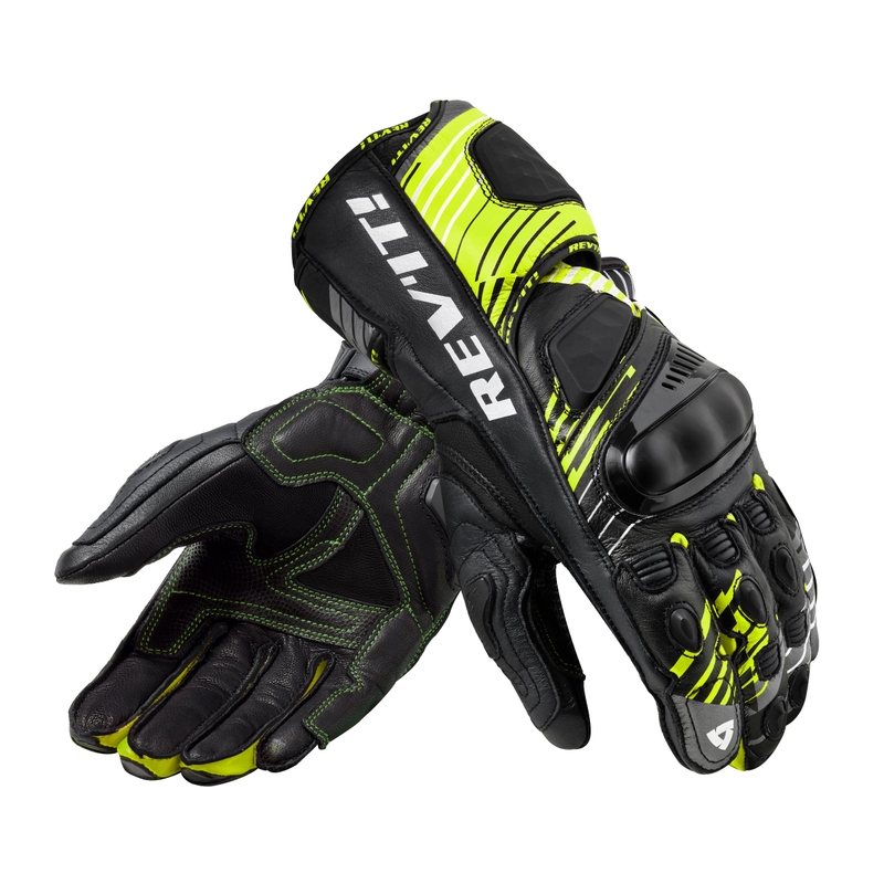 Motoristične rokavice Revit Apex black-fluo rumena razprodaja