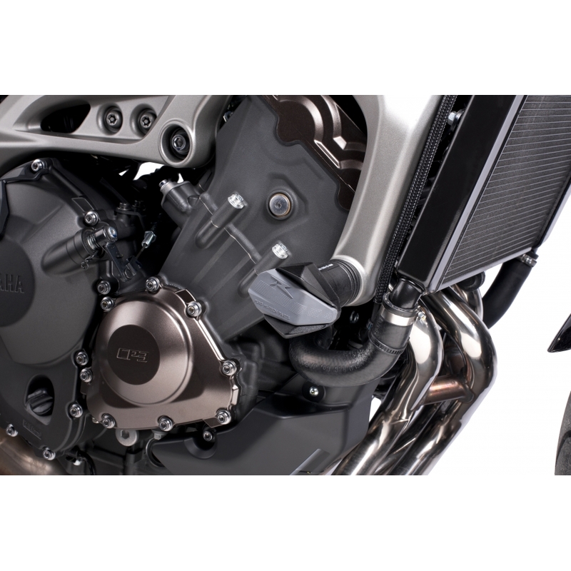 Oblazinjeni ščitniki Puig R12 - Yamaha MT-09 (13-15) črni