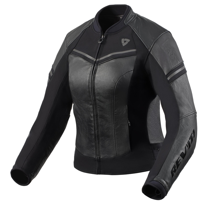 Ženska motoristična jakna Revit Median Black-anthracite