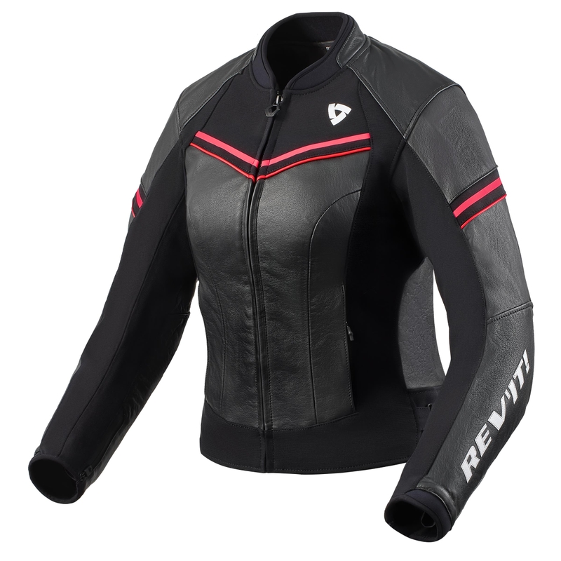 Ženska motoristična jakna Revit Median Black and Pink