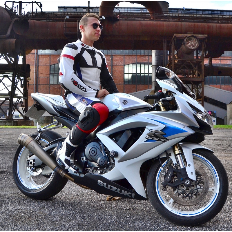 Moška jakna Tschul 580 white-red-blue-black razprodaja