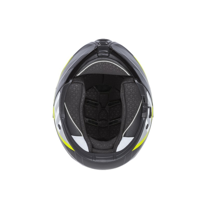 Cassida Modulo 2.0 Profile motoristična čelada bela-siva-črna-fluo rumena