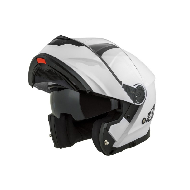Odklopna motoristična čelada ZED F18 bela