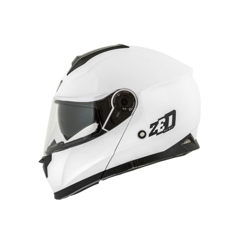 Odklopna motoristična čelada ZED F18 bela