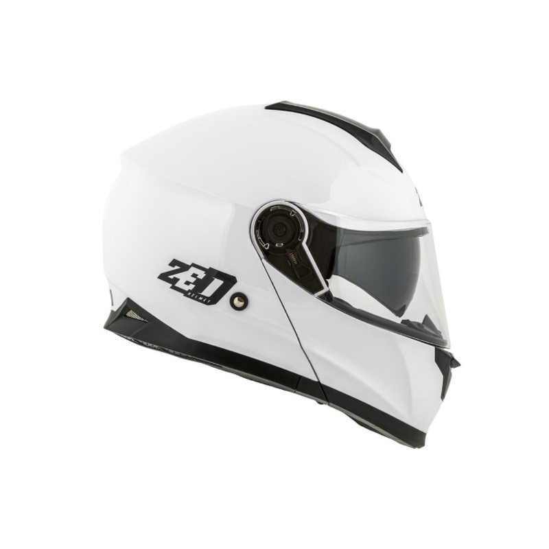 Odklopna motoristična čelada ZED F18 bela