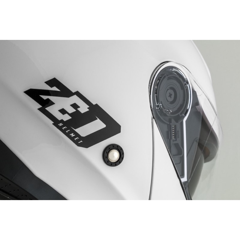 Odklopna motoristična čelada ZED F18 bela