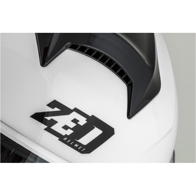 Odklopna motoristična čelada ZED F18 bela