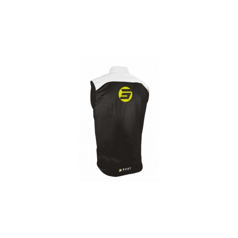 Softshell jopič Shot Team black-fluo yellow