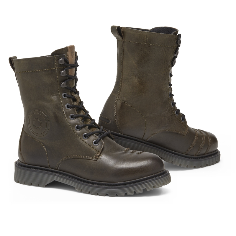 Revit Portland Olive Green Motorcycle Boots za ženske razprodaja