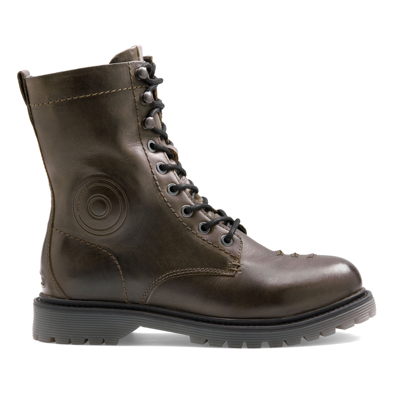 Revit Portland Olive Green Motorcycle Boots za ženske razprodaja