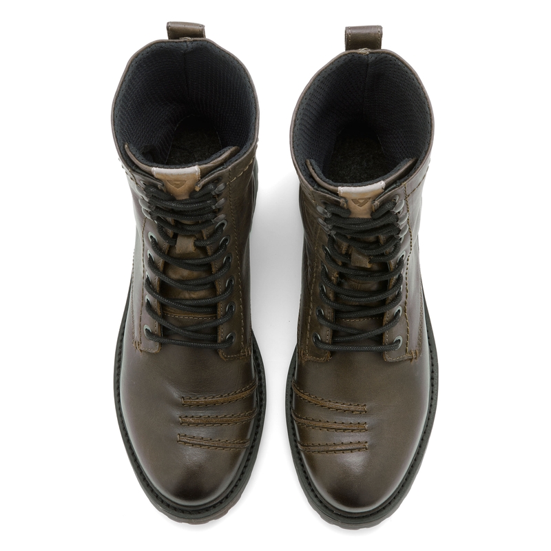Revit Portland Olive Green Motorcycle Boots za ženske razprodaja