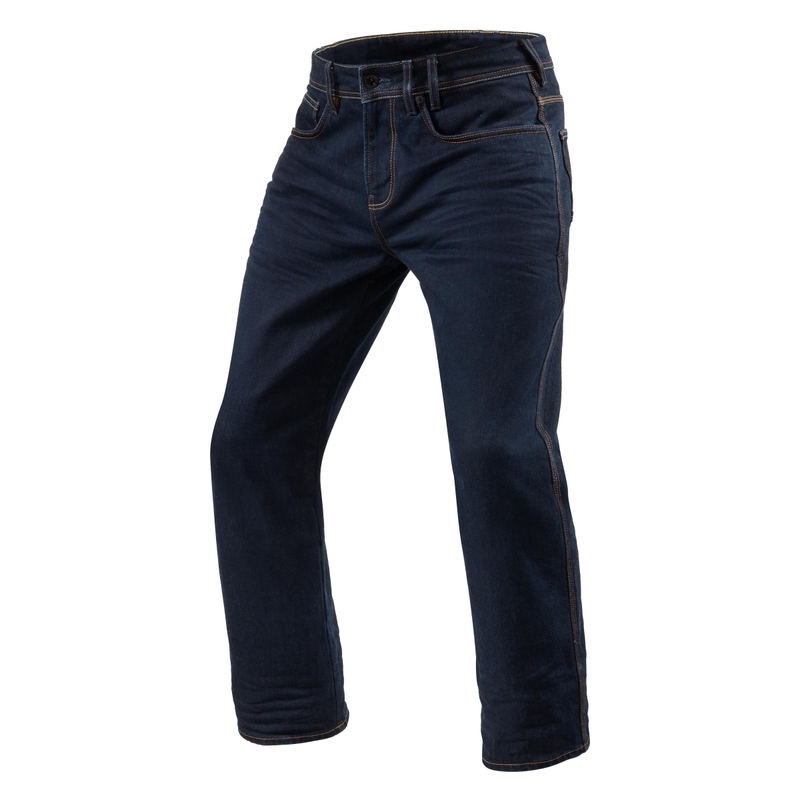 Motoristične kavbojke Revit Philly 3 LF dark blue cropped