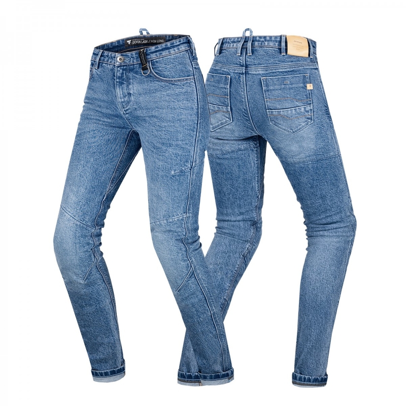Ženske kavbojke Shima Devon Blue Motorcycle Jeans